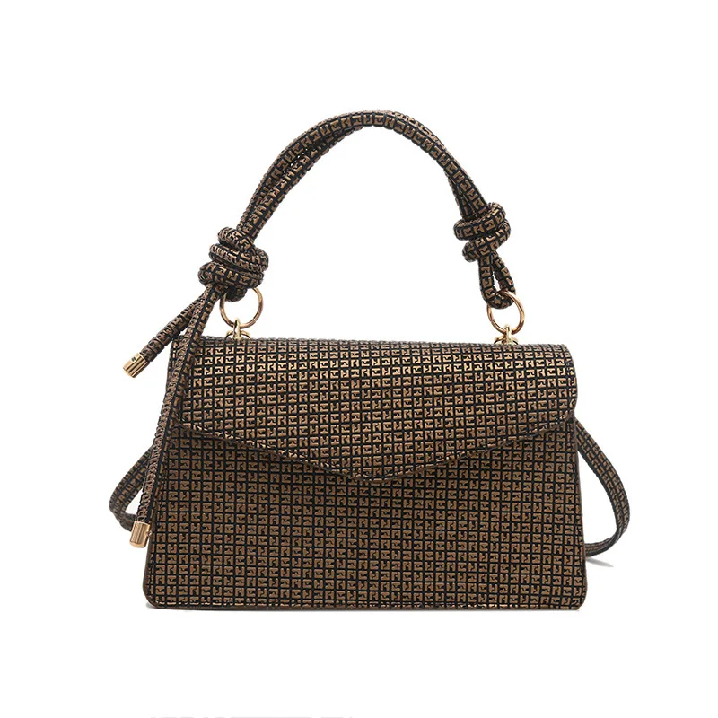 المحمولة تنوعا الكتف حقيبة ساعي مزاجه النمط الأجنبي حقيبة نسائية 2025 الصيف الاتجاه الجديد موضة حقيبة مربعة صغيرة