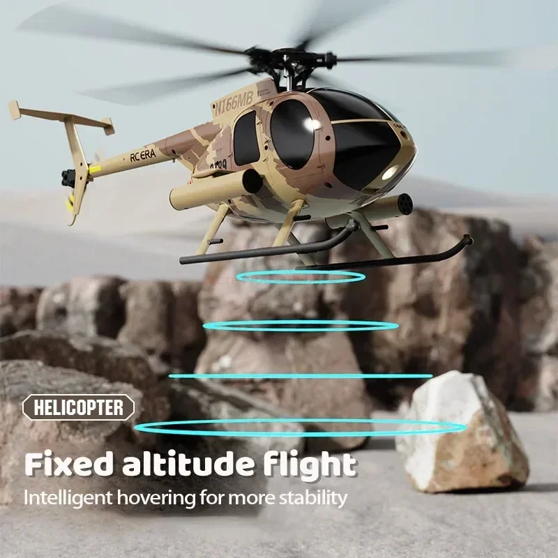 RC Era New 1:28 C189 Bird Rc Helicopter Tusk Md500 Dual Brushless Simulation Model 6-axis Gyro Simulation Model Toys