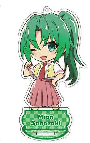 Charm Fans Gifts Higurashi When They Cry Double insertion Acrylic Stand HD Cute Figure Anime Toy Desktop Ornament About 10cm+6cm