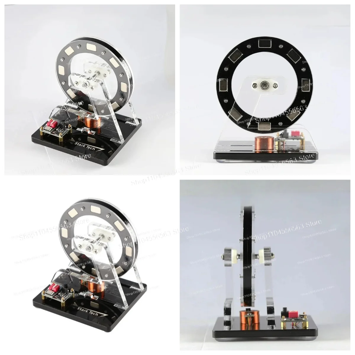 Small Hall Motor Ferris Wheel Brushless Motor Model Bedini Motor Low Power Consumption High Speed Technology Ornament