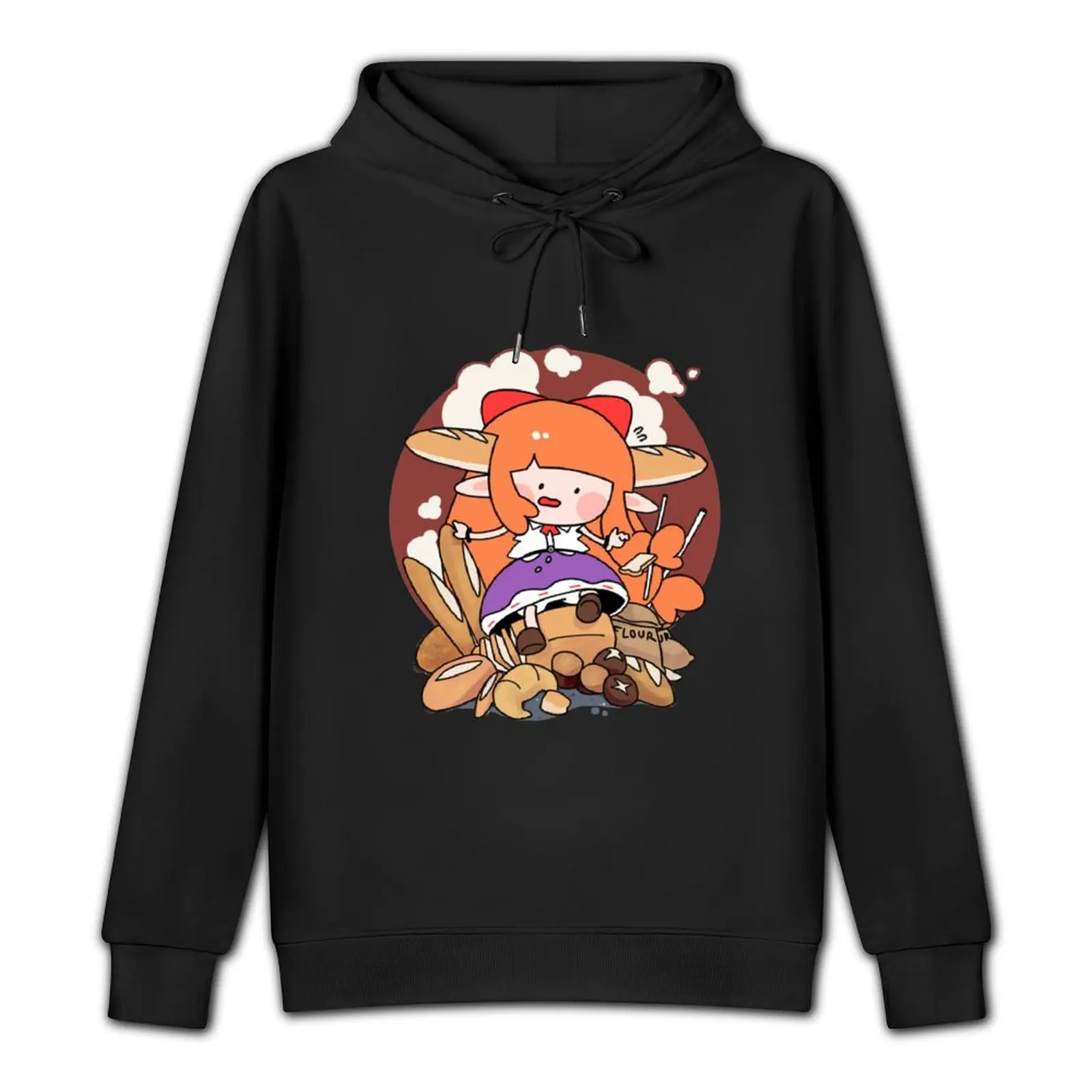 Suika Ibuki: Bread Lord Pullover Hoodie hooded shirt men's autumn clothes mens clothes new in hoodies & sweatshirts