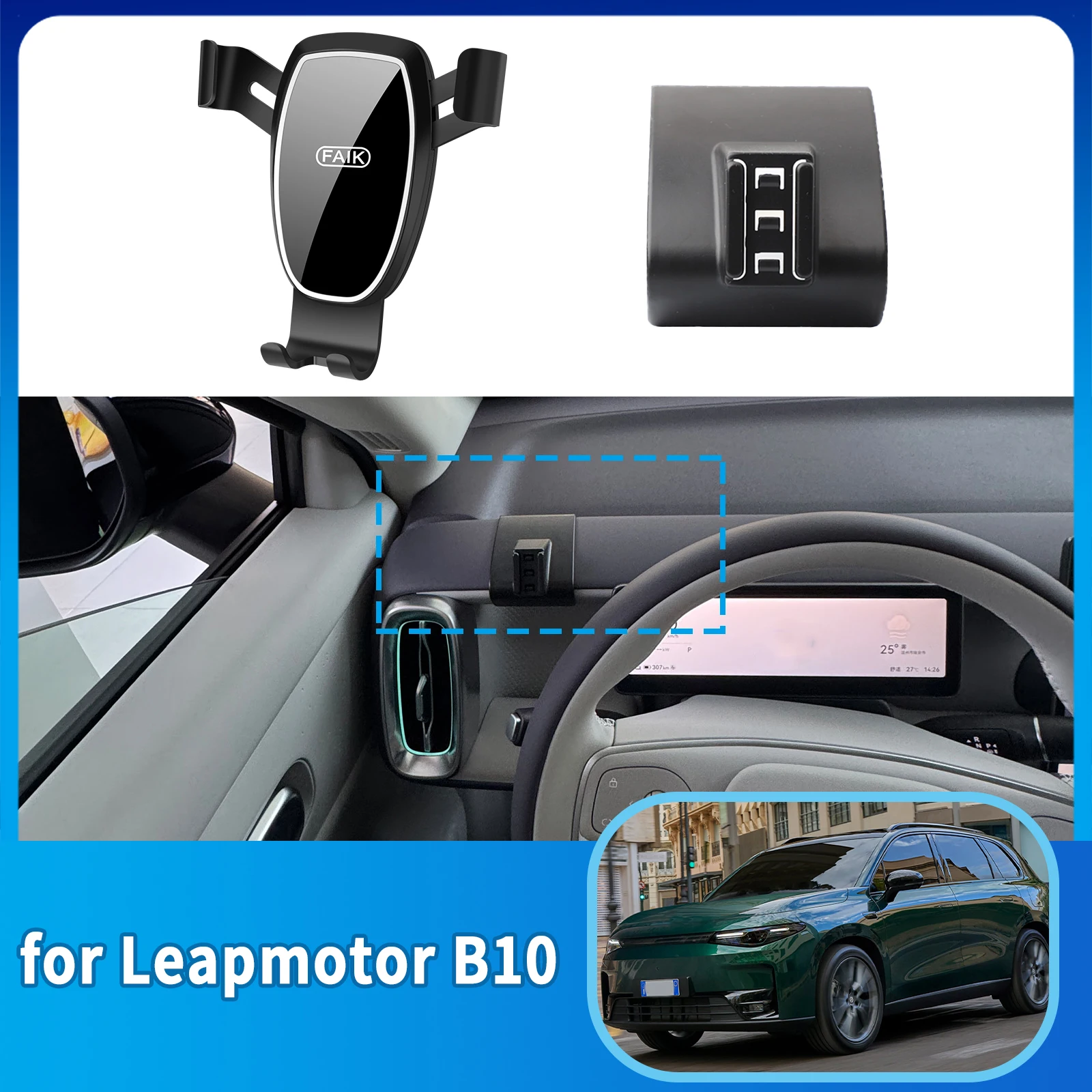 

Car Mobile Phone Holder fit for Leapmotor B10 Navigation Stand Auto GPS Bracket Accessories