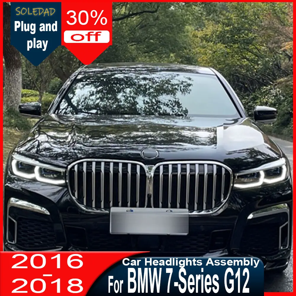 

Car Headlights For BMW 7 Series G12 2016 2017 2018 2019 Headlight Signals Auto Accessories Daytime Running Lights