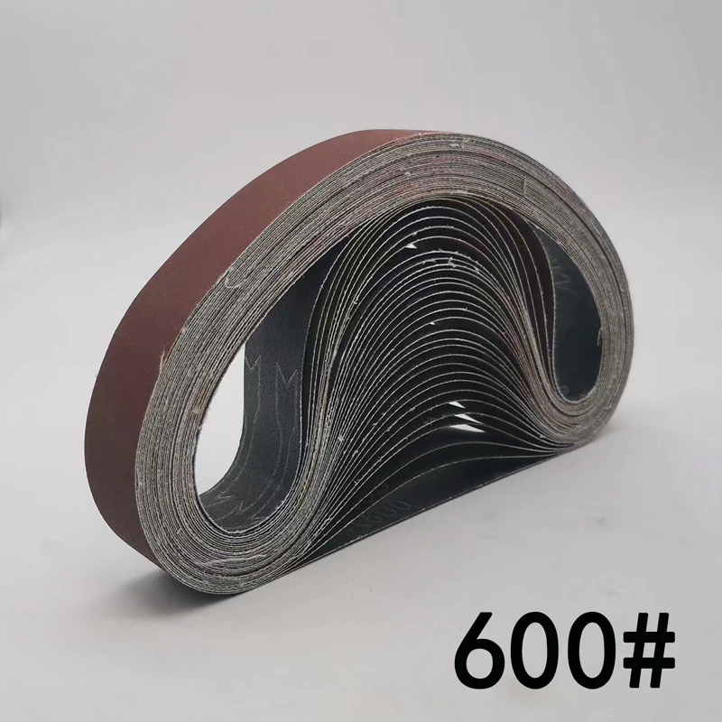 20 Stück Schleifbänder 533*30mm 40-1500 Körnung Aluminiumoxid Schleifband Dremel Zubehör zum Polieren und Schleifen – Detail 4