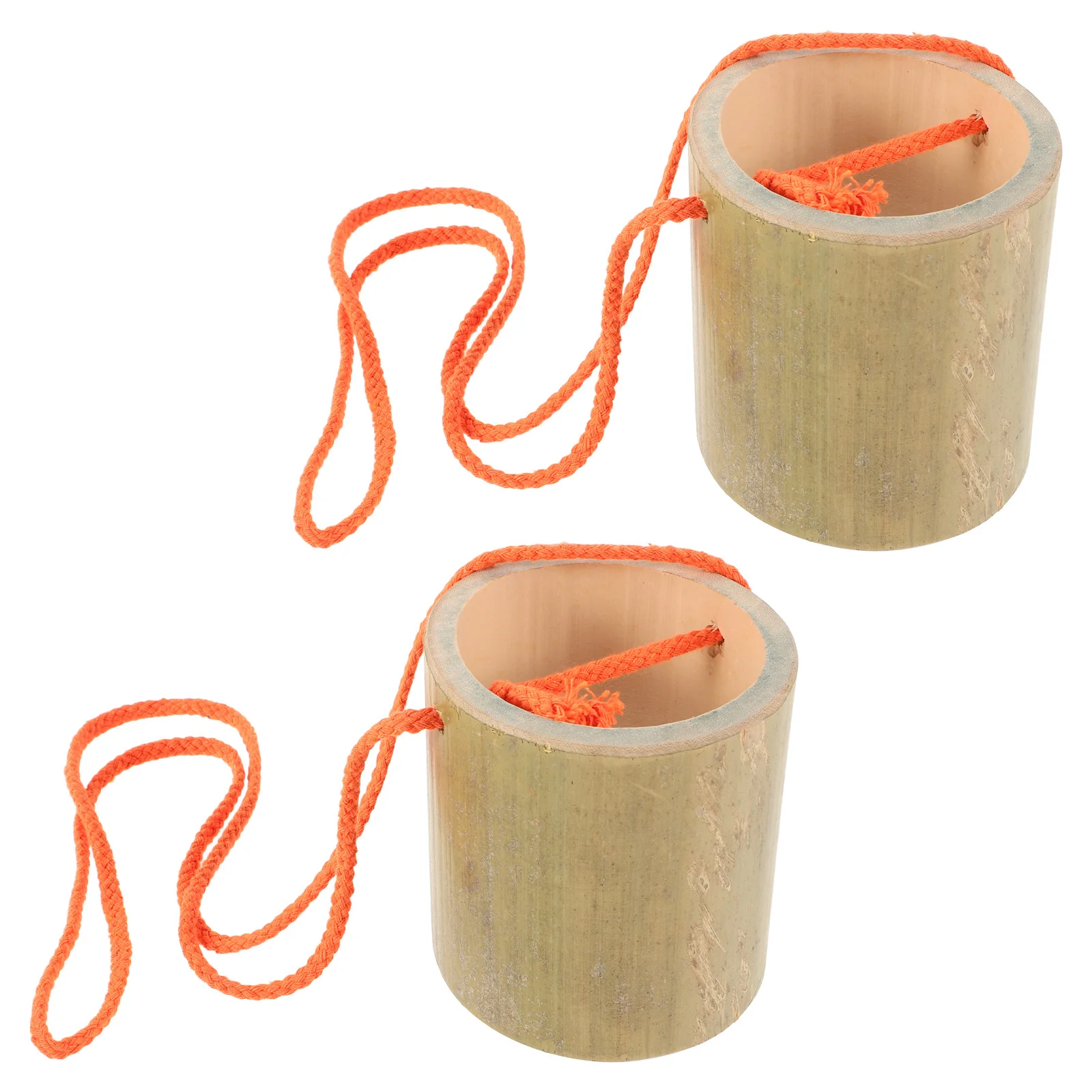 2 stuks bamboe stelten voor alle leeftijden balansverbeteringstool leuke loopsteppers voor fysieke ontwikkeling en familie