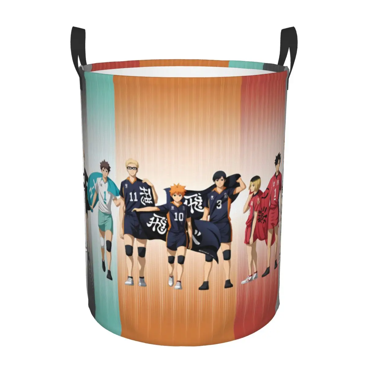 

Haikyuu Inarizaki High Miya Atsumu Laundry Basket Collapsible Oikawa Tooru Clothes Hamper for Household Clothes Storage Bag