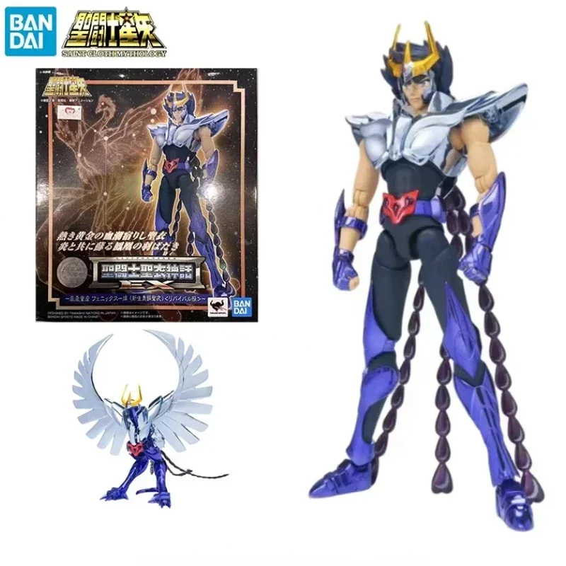 In Stock Original Bandai Saint Seiya EX Saint Cloth Myth Phoenix Ikki New Bronze Saint Cloth Action Figure Toy Gift