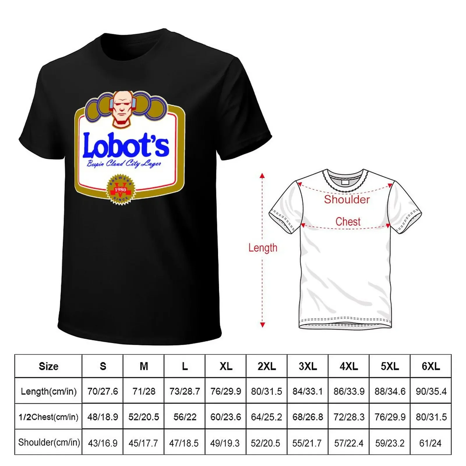 LOBOT'S LAGER T-shirt new edition cute clothes mens graphic t-shirts pack