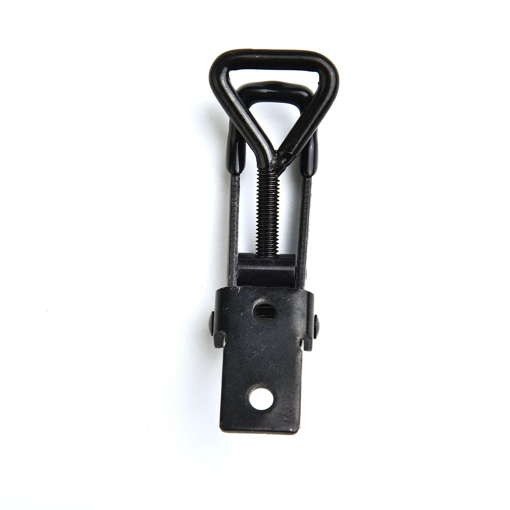 Brand New Toggle Clamp Clip GH-4001 Hasp High Carbon Steel Quick Steel 100KG/220lbs 2pcs Adjustable Adjustable Mounting Distance