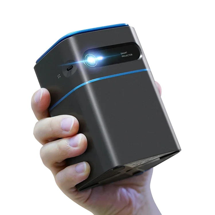 

2026 Premium TD-D042-A DLP Smart Projector Mini Portable Video Projector 850*480 Pixels With 2+16GB Full Hd Home Theat