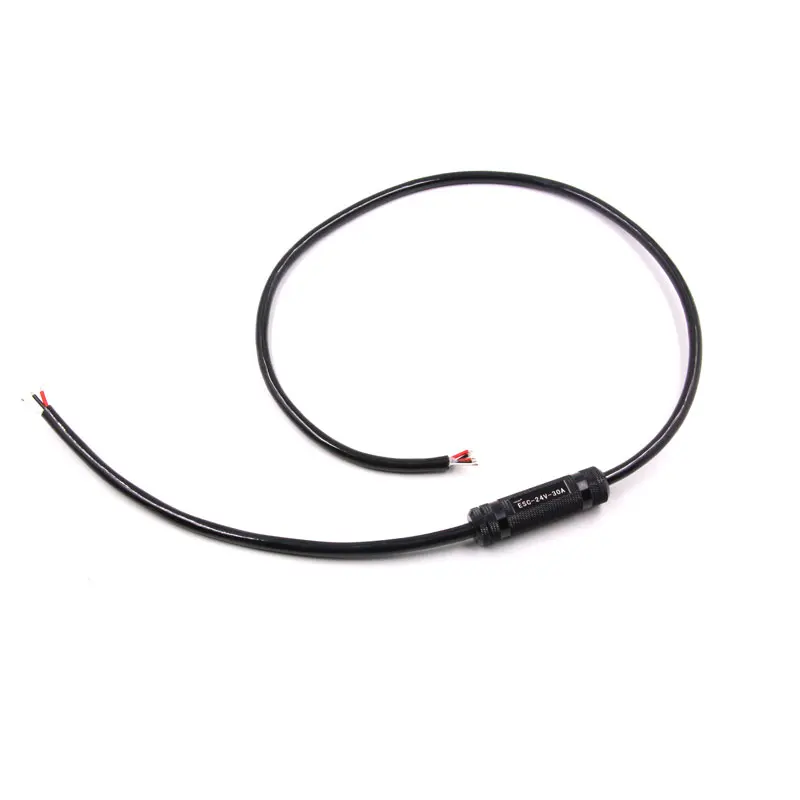 2 vías 30A IPX8 impermeable ESC 2-6s 24V 5V/3A BEC profundidad de 100M toda aleación de aluminio para propulsor submarino barco RC