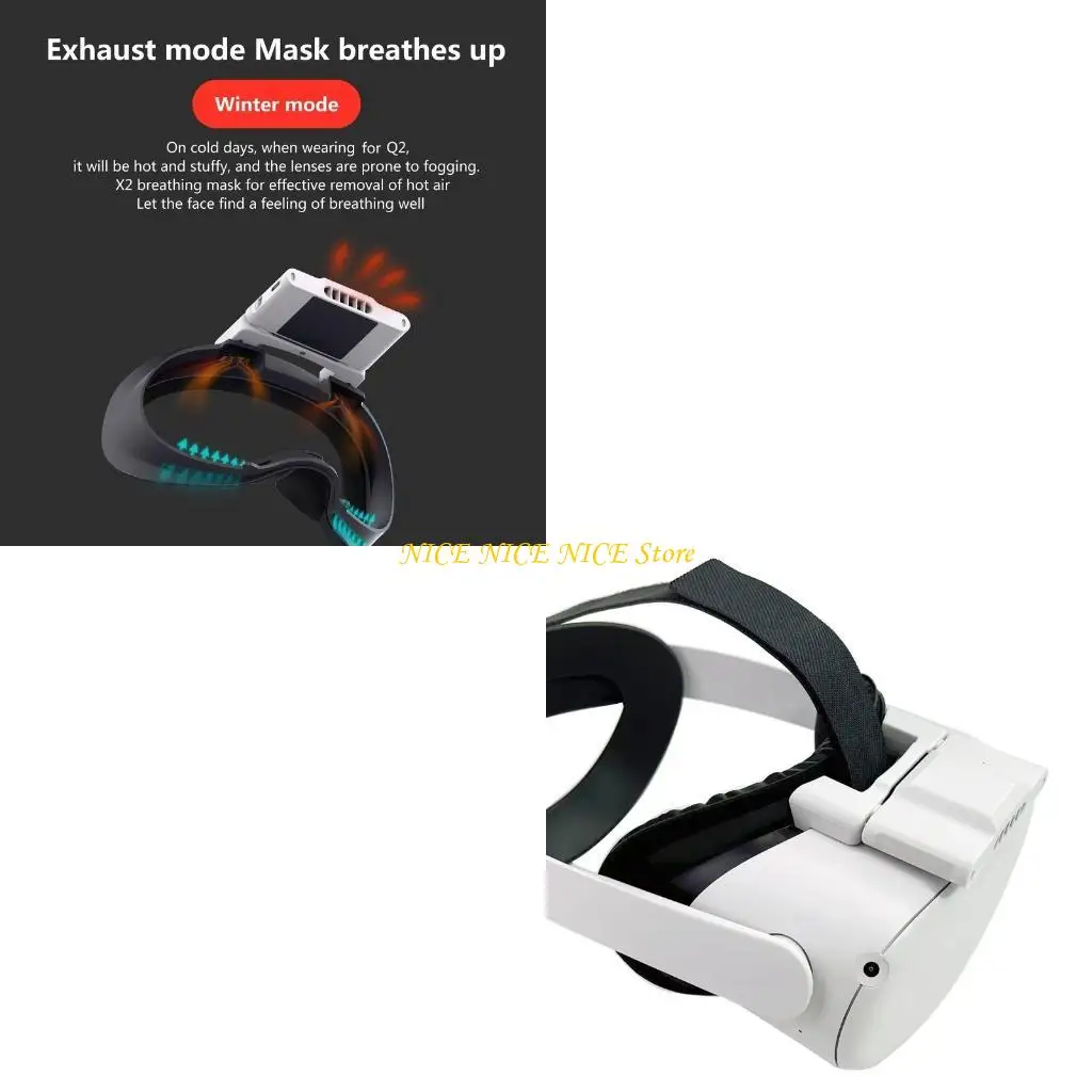 FACE CHO Giao diện mặt Pad làm mát cho Oculus Quest 2 nghe