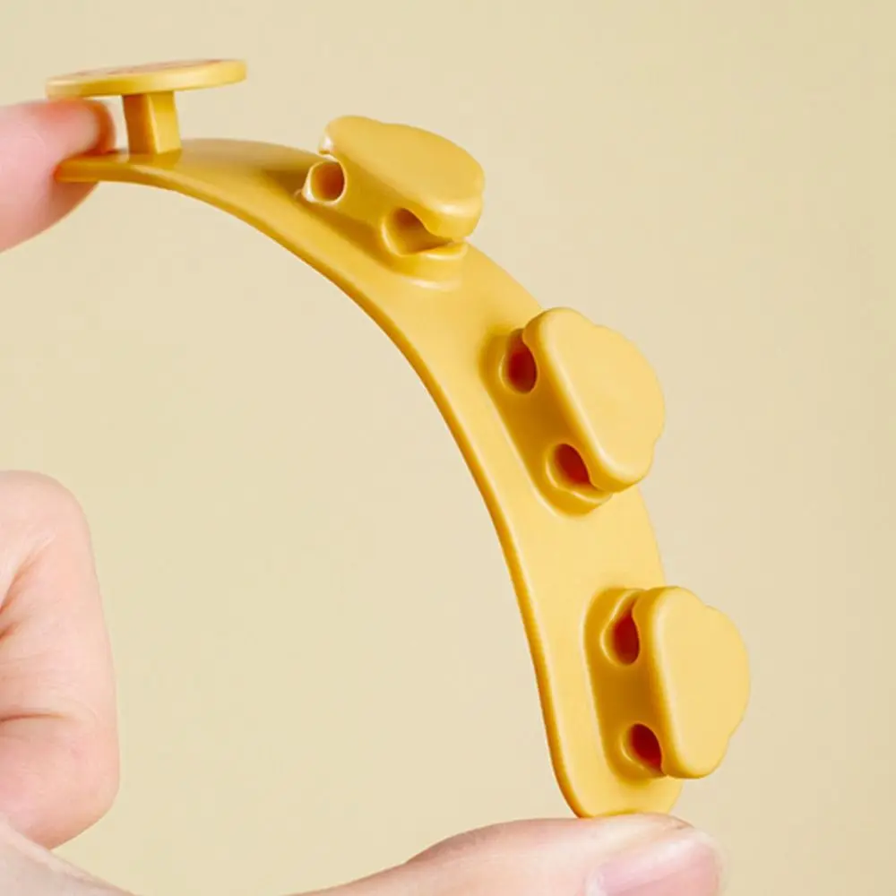 Cord Management Wire Cable Holder Self-Adhesive Cable Fixed Clip Flexible Cable Winder No Punching Nail-Free