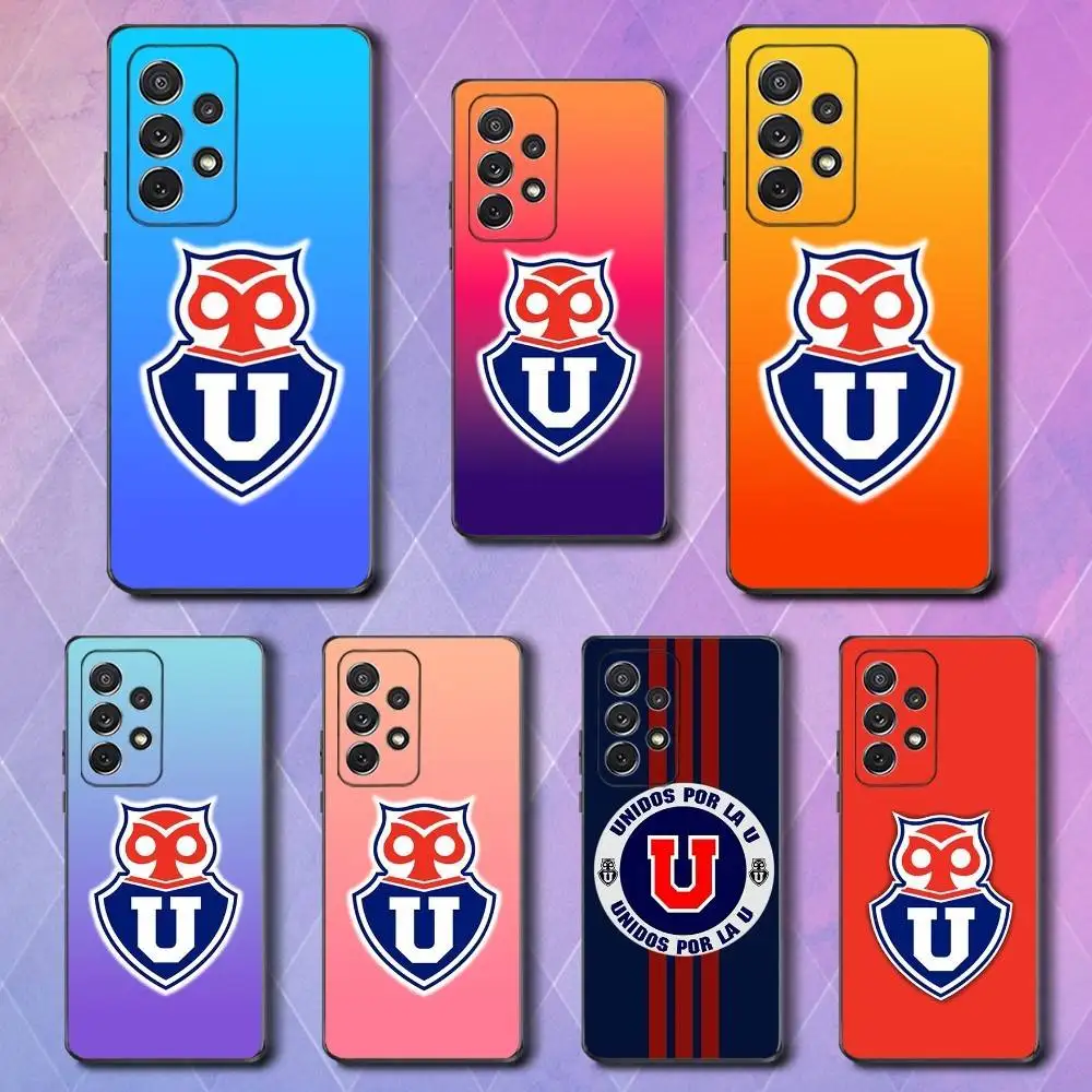 

C-Chile Logo U-University Phone Case For Samsung S25,S24,S23,S22,S21,S20,S10,Ultra,Plus,Lite,FE,Soft Silicone Black Cover