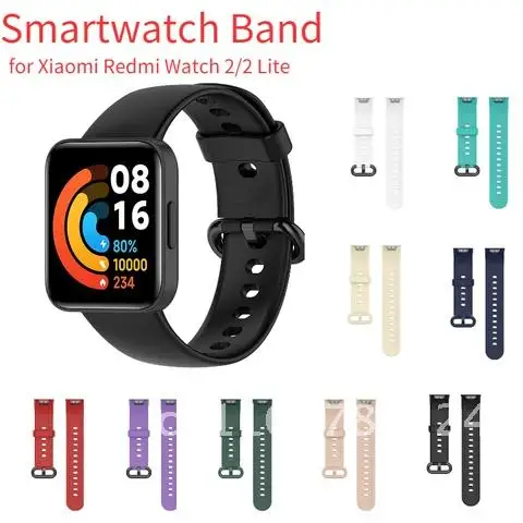 

For Redmi smart band Watch 2/2 Lite watch Strap Sport Global Version Band For Mi Watch 2 Lite Silicone Watchbands Accessories