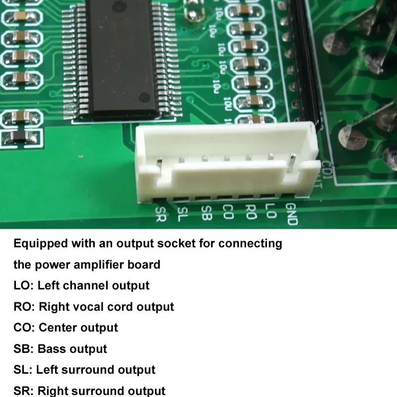 DLHiFi F11 M62446 Preamp 5.1 6 Channel Fully Independent Remote Control OLED Display For HiFi Amplifier DAC