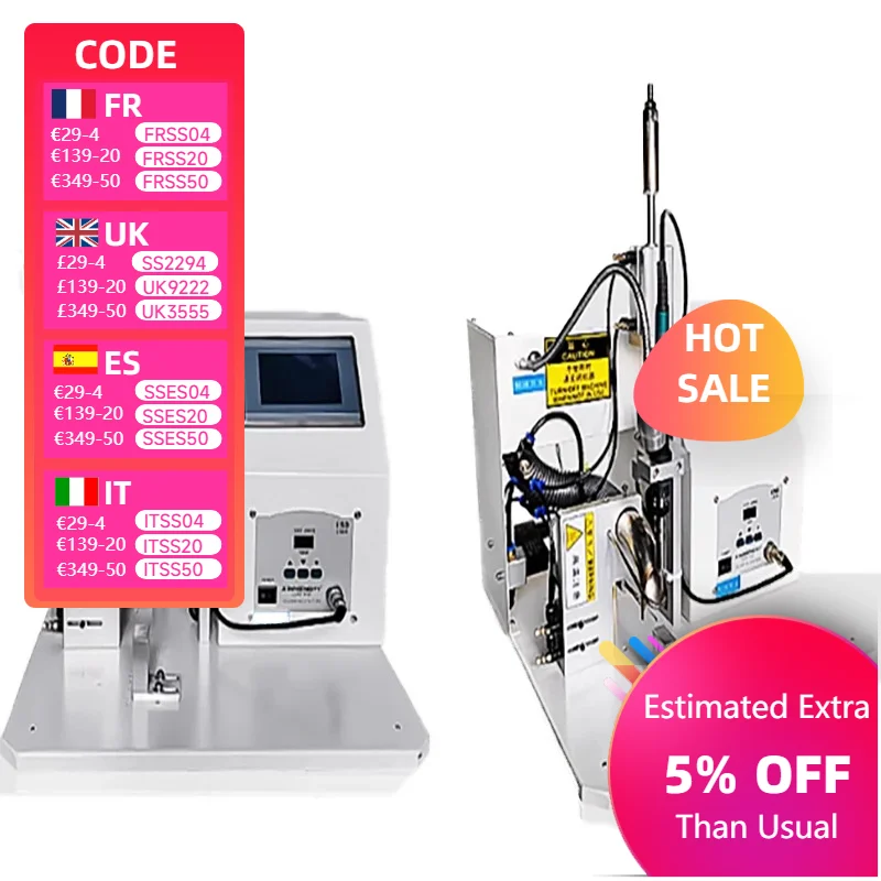 

Digital Display Semi Automatic Soldering Machine 220V/110V Soldering Station Diode Light Beads Power Plug USB Welding Equipment