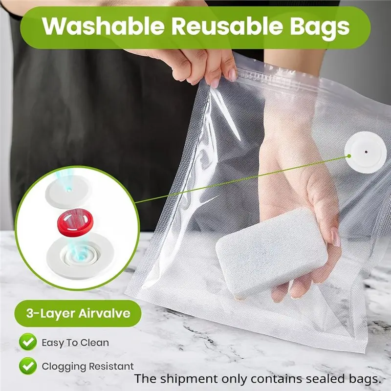 Vacuum Sealer Bags For Food,15 PCS 8.3