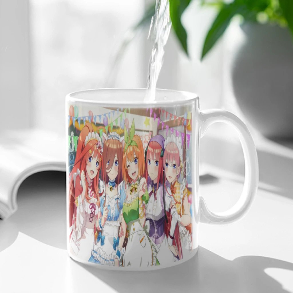 

The Quintessential Quintuplets Ceramic Mugs Coffee Cups Milk Tea Cup ins Oatmeal Breakfast Mug Drinkware Kitchen