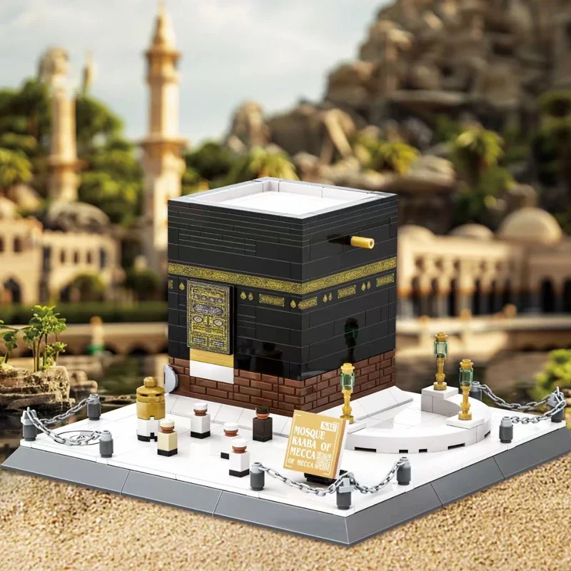 Street View Series la grande moschea della Mecca Building Blocks Creative Expert Classic Architecture Model Bricks Toys For Kid MOC