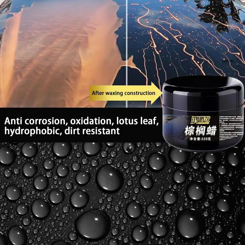 200g Car Detailing Wax Ceramic Coating Car Wax Dust-Proof Vehicle Scratch Remover Polishing Paste Cars Accessories