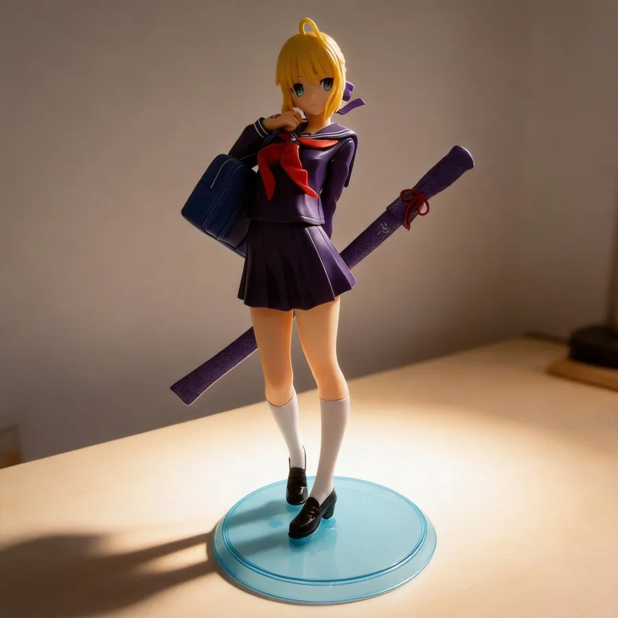 

Saber (Artoria Pendragon) Anime Model Figure from Fate/Stay Night - 18cm Collectible Model