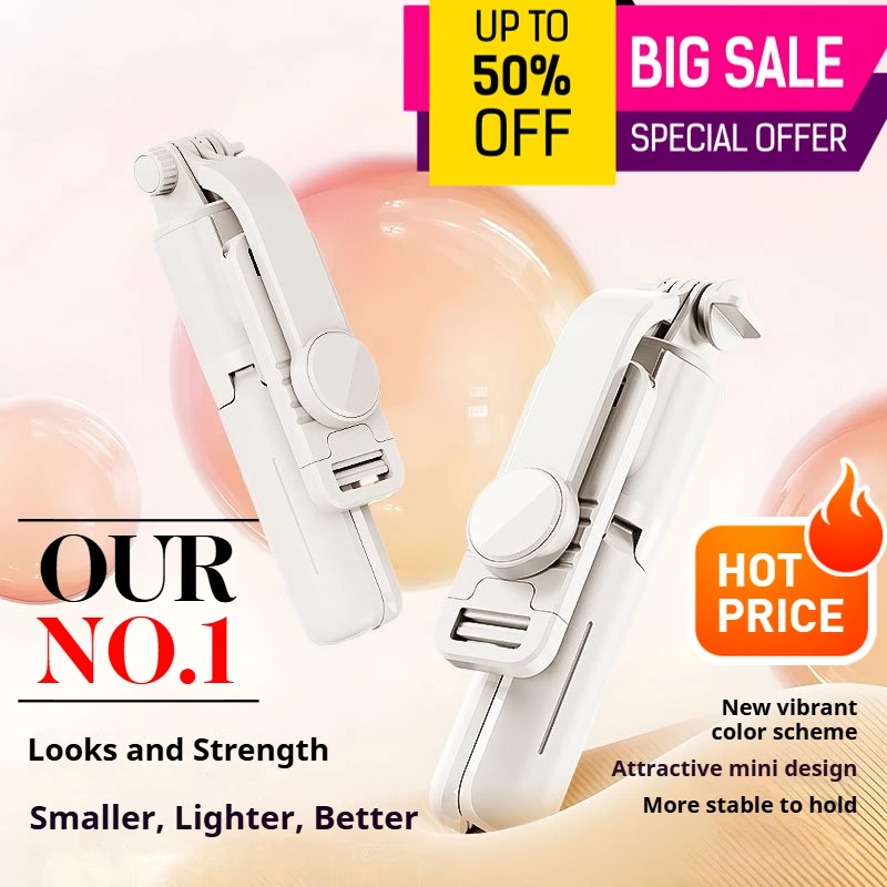 

L11-Mini selfie stick tripod, portable selfie stick, anti shake, extendable handheld device, Bluetooth camera phone holder