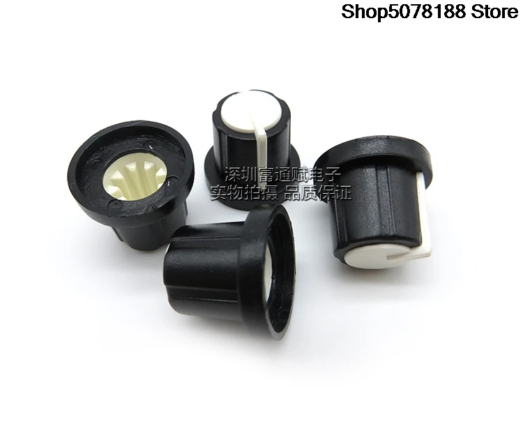 Potentiometer encoder band switch plastic knob cap 17*15MM spindle hole