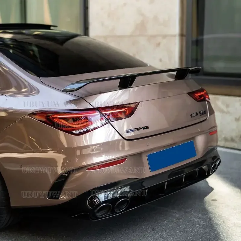 Hinten Stamm Spoiler Für Mercedes Benz C118 CLA Klasse 2019-2021 CLA180 CLA200 CLA250 CLA220 CLA35 45 ABS Stamm Flügel Auto Styling