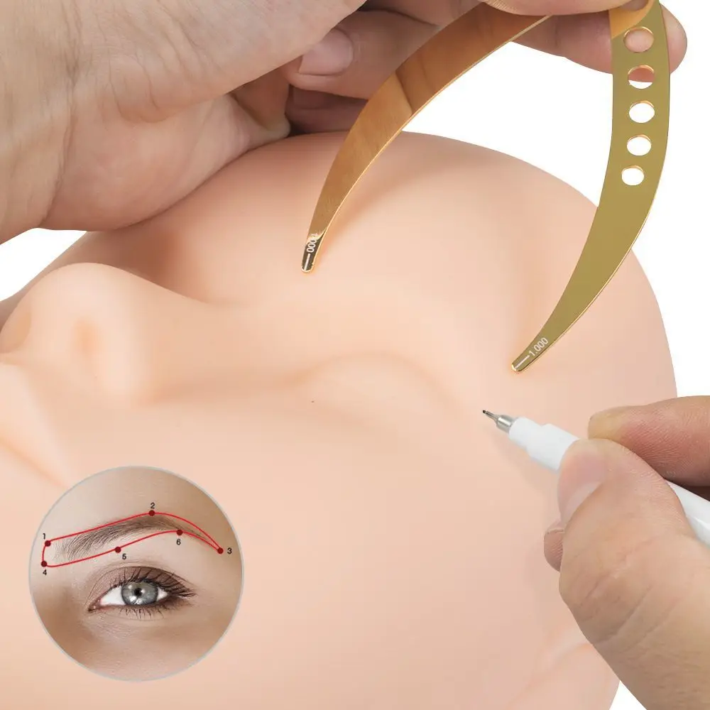 New Brow Symmetry Ruler Isometric Second Generation Scale Three Point Positioning Balance Tattoo Microblading Eyebrow Design