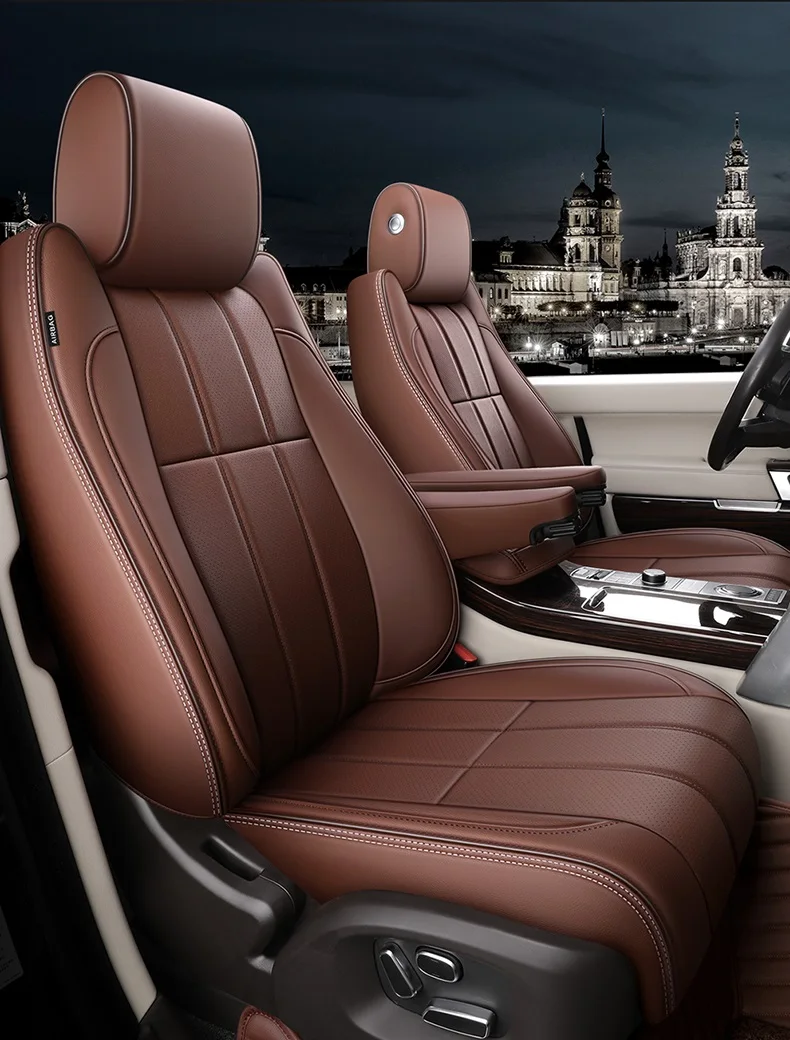 Custom Fit Full Car Seat Cover SUV Full Aet Seat Set Perforated Genuine Leather for Various Cars Models Contact Seller JJ211