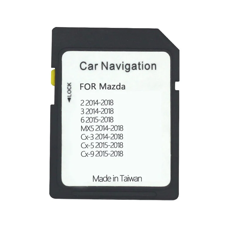 2023 Navigation Map for Mazda EZ1U/2 /3/ 6 /CX3 /CX5 /MX5/CX9 Navigation SD Card Map GPS Satellite Nav