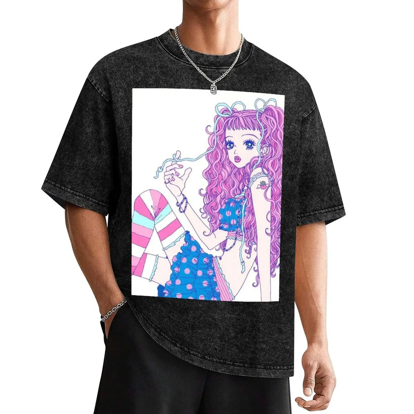 Paradise Kiss Miwako Sakurada Spread T-Shirt oversized t shirt summer tops vintage clothes custom t shirt Men's clothing