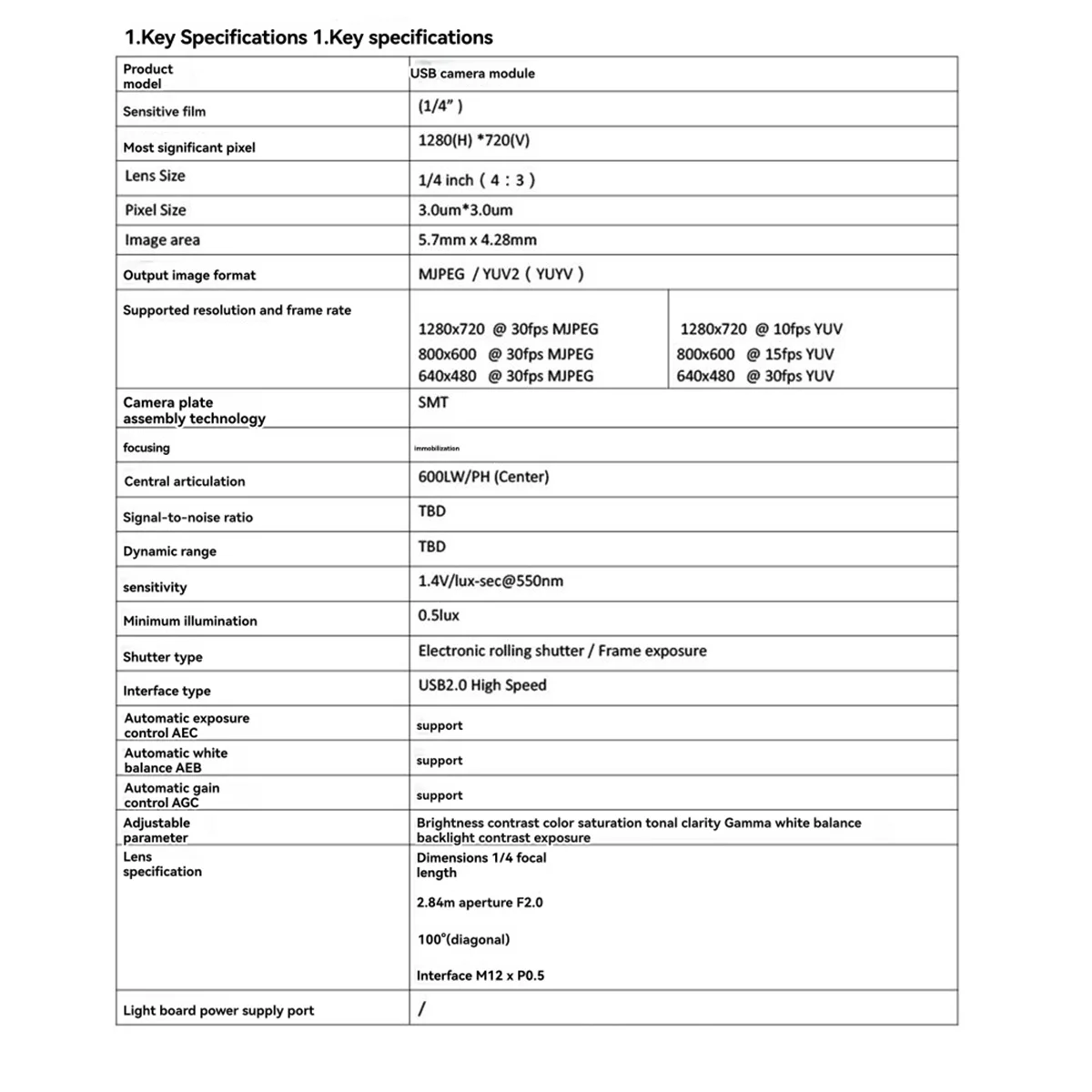 4 قطعة وحدة كاميرا 100 درجة 1MP OV9732 1280x720 USB سائق مجاني التركيز اليدوي مع كابل 2 متر ل WinXP/7/8/10