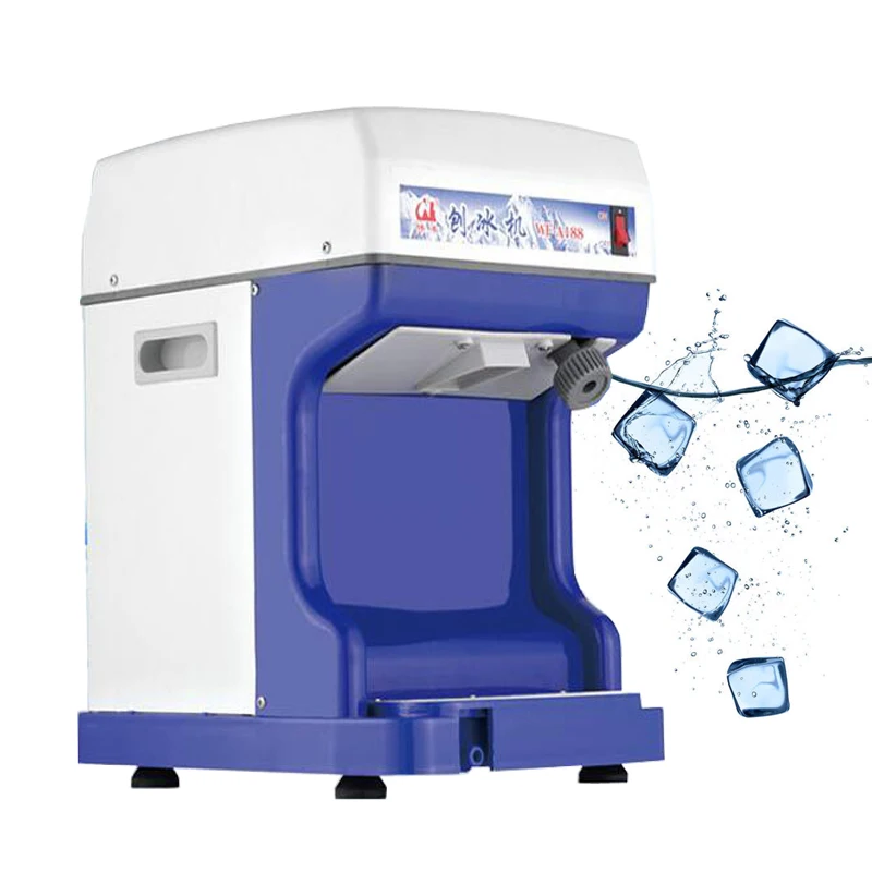 220V electric shaved Ice machine Commercial Tea shop snow cone Shaved ice machine Fully automatic snowflake Ice machine