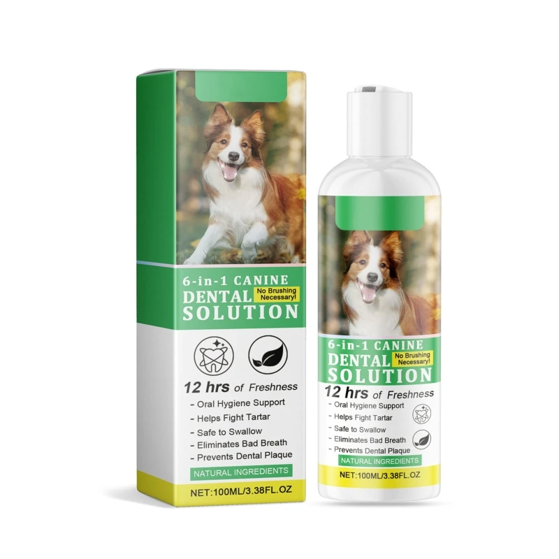 100ml Pet Dog Dental Care Liquid for Cats Dog Prevent Dental Issue Problems