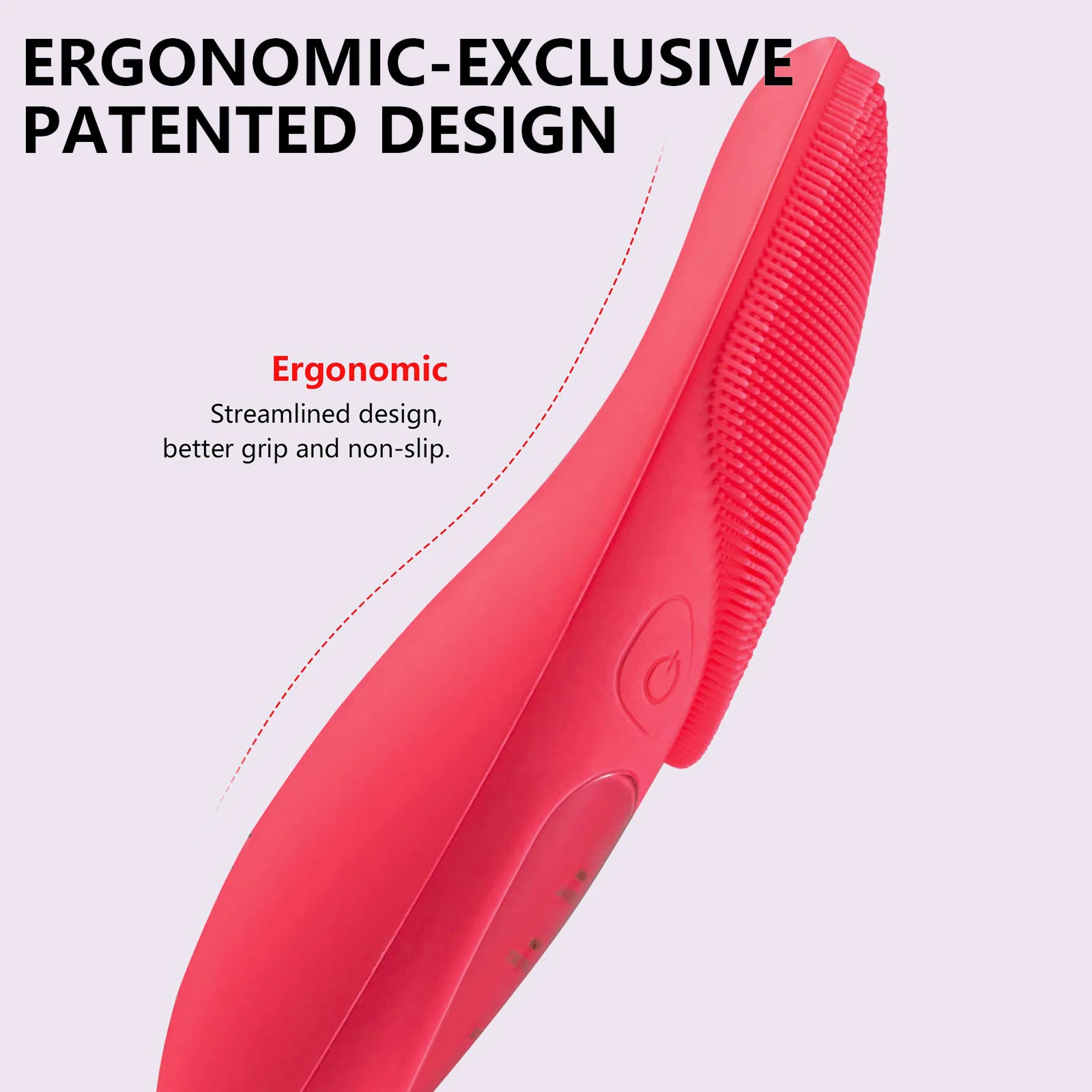 True Zoned Silicone Face Cleansing Exfoliating Massage Brushes Cleaner Device Sonic Facial Scrubber Exfoliator Eye Protector