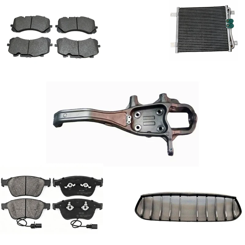 Left front pillar assembly, air conditioning condenser, front bumper grille