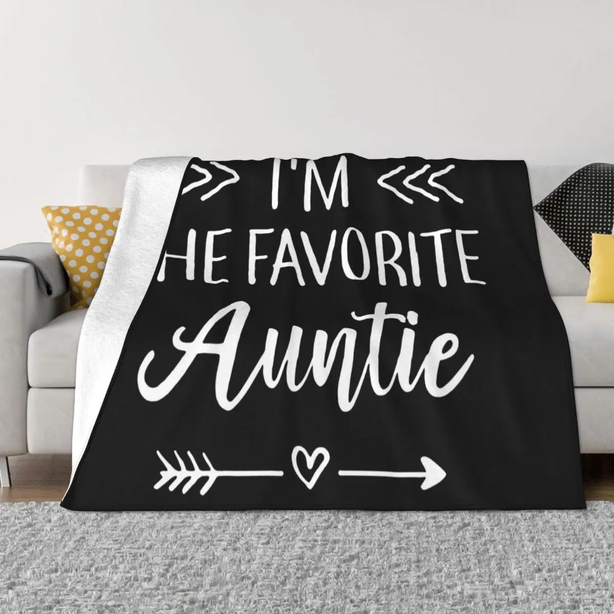 Auntie Funny Birthday Cotton Vintage Gift For Men Colour Leisure Movie Middle Aged More Size Throw Blanket