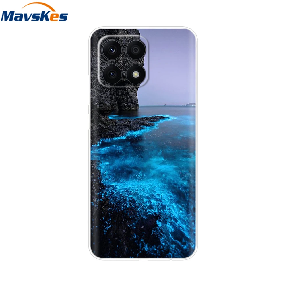 For Honor X8a 2023 Case 4G Funda Clear Soft Silicone TPU Phone Cover Case for Honor X8a Cover HonorX8a X 8a CRT-LX1 Bumper Coque