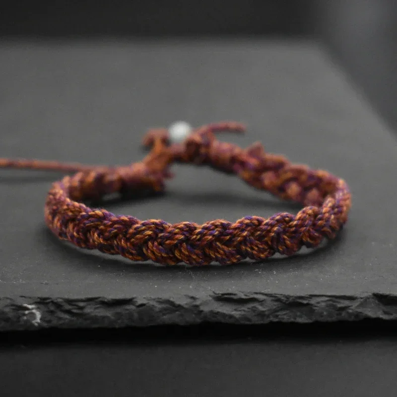 Multi Color Tibetan Buddhist Bracelet Women Men Lucky Beads Charm Adjustable Yoga Braided Rope Bracelets Friendship Jewelry