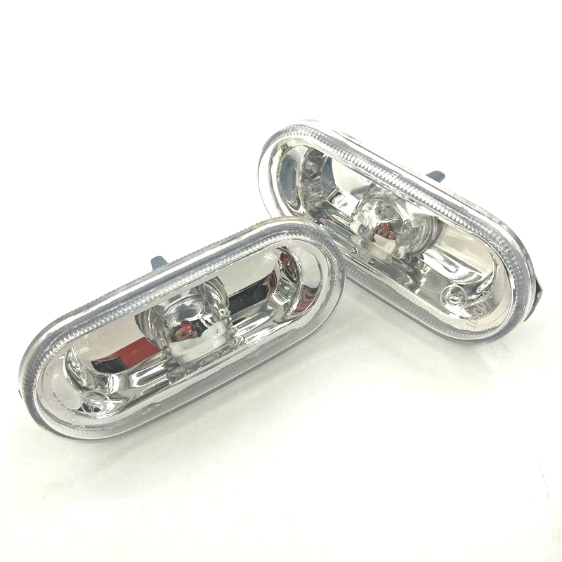 2pcs For VW Golf 4 Golf MK4 Passat B5 Polo Lupo Sharan Fox Transporter T5 Side Marker Light Lamp Fender Mount Turn Signal Light