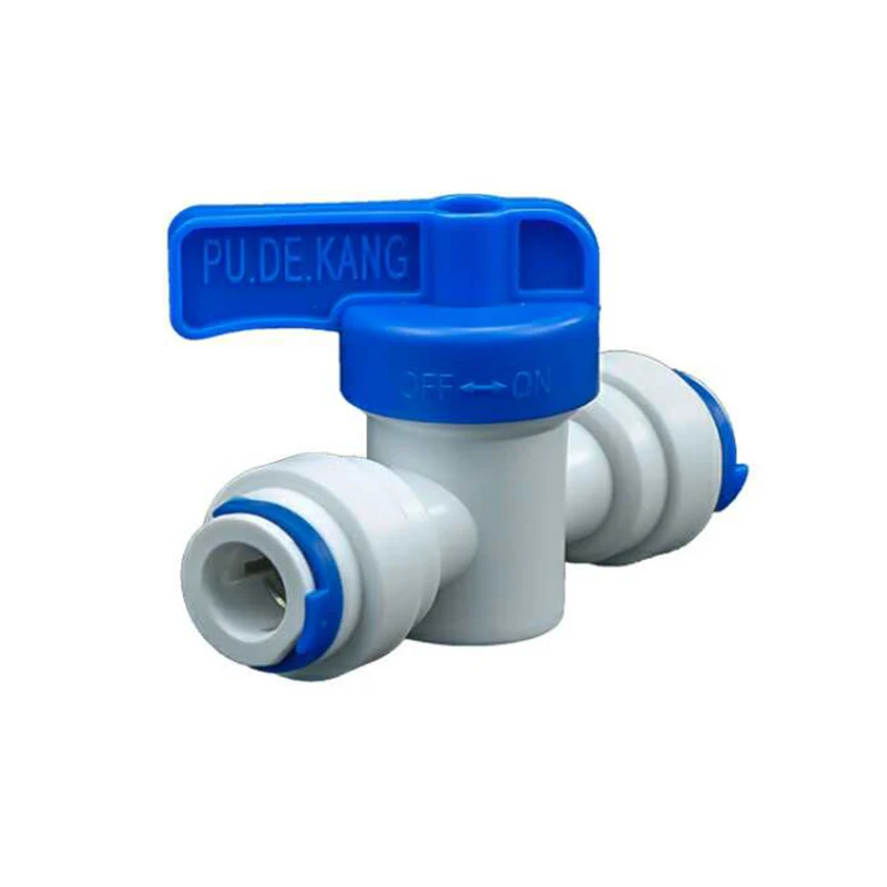 Water Purifier Ball Valve 8MM Pipe Switch Straight Through Is Suitable for Docking Valve Joint Accessories