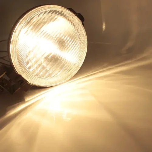 Imagen 2 del producto Foco halógeno FX1160 de 6 pulgadas, 12V, 55W, luz redonda deportiva para camión, luz de trabajo, lámpara antiniebla, faro, lente de cristal, carcasa de Metal todoterreno