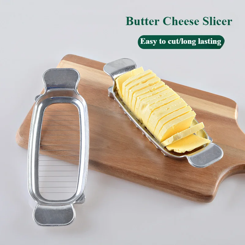 1 Pc Aluminium Die-cast Butter Cheese Cutting Butter Cheese Slicer Fruit Slicer Multifunction Egg Splitter Kitchen Tools Gadgets