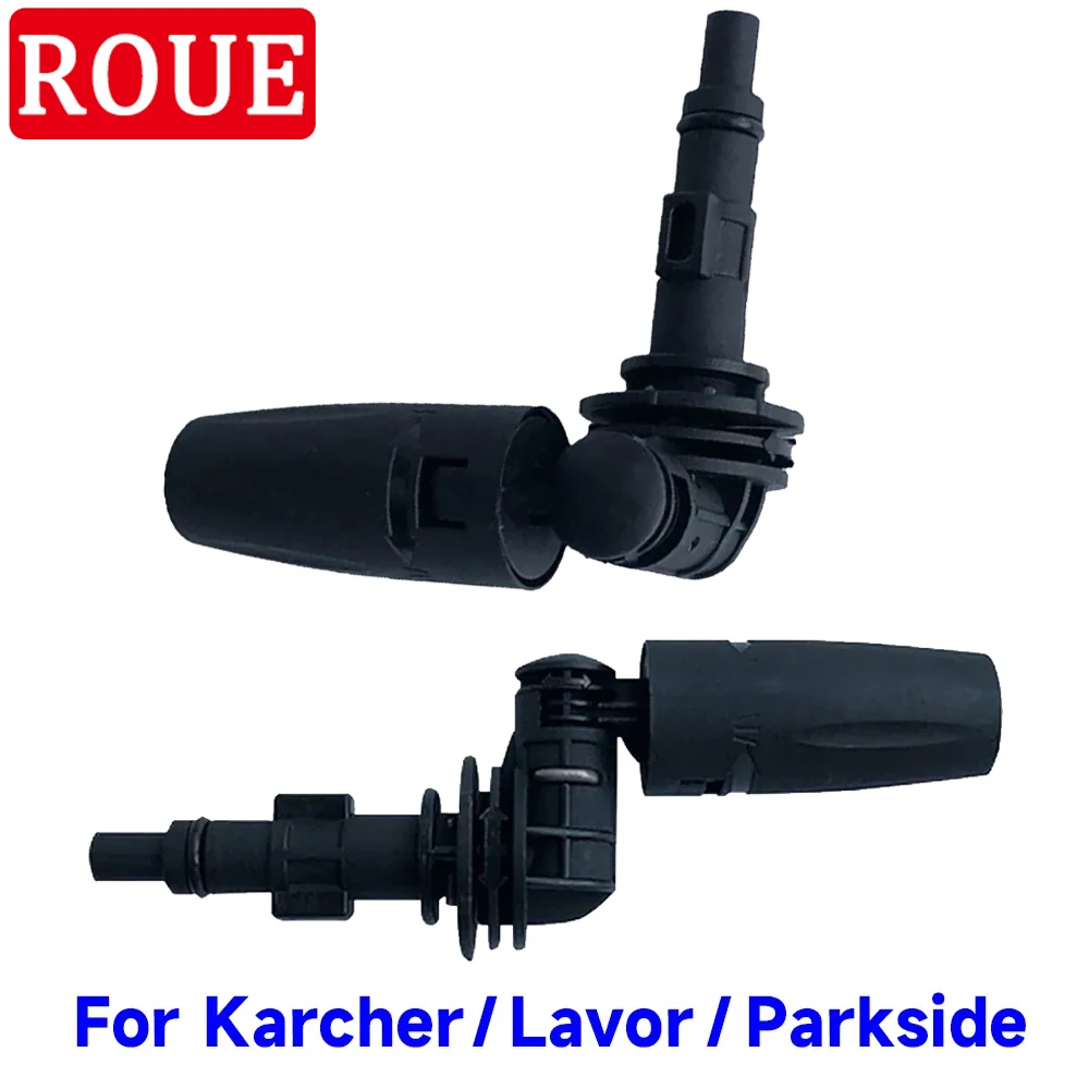 

360 Degree Rotating Nozzle for High Pressure Washer Nozzle Fanned or Straight Water Jet for Karcher Lavor Water Gun Assecories