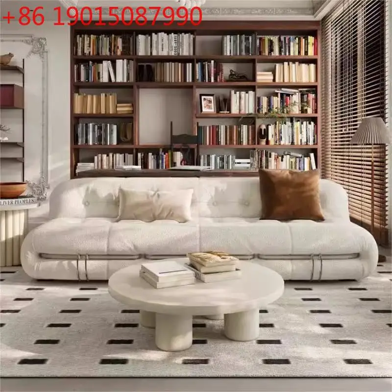 

Скандинавский креативный дизайнерский диван-бегемот в стиле ретро со стальным зубом для отдыха, ленивое кресло, новый простой односпальный диван