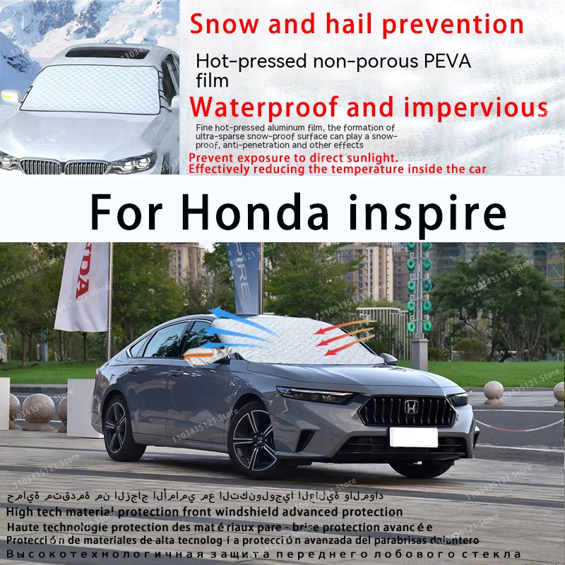 

For Honda inspire the front windshield of a car is shielded from sunlight, snow, and hail auto tools car accessories