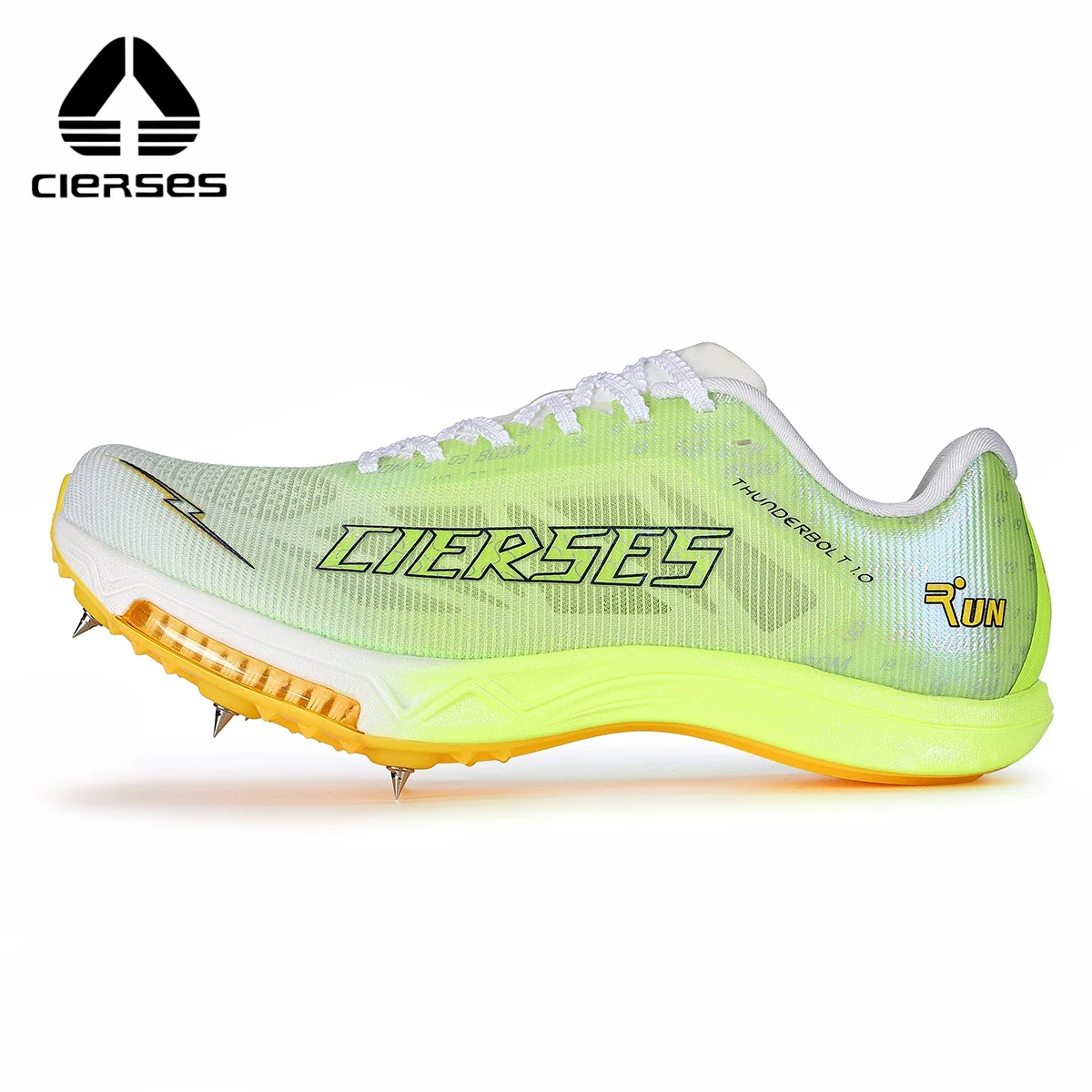CLERSES Full-length Carbon Plate air Cushion Spikes Running Shoes Breathable Men's And Women's Track Shoes