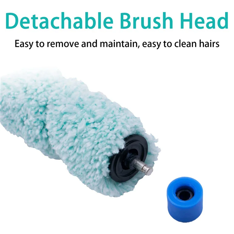 A23F-4PCS فرشاة الأسطوانة الرئيسية الناعمة ل ILIFE Shinebot W400 W450 W455 الطابق غسل روبوت فرشاة قطع الغيار استبدال #1